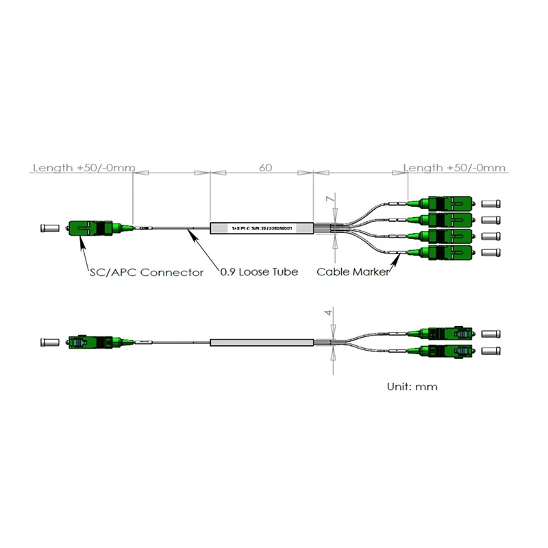 1*8 Splitter PLC