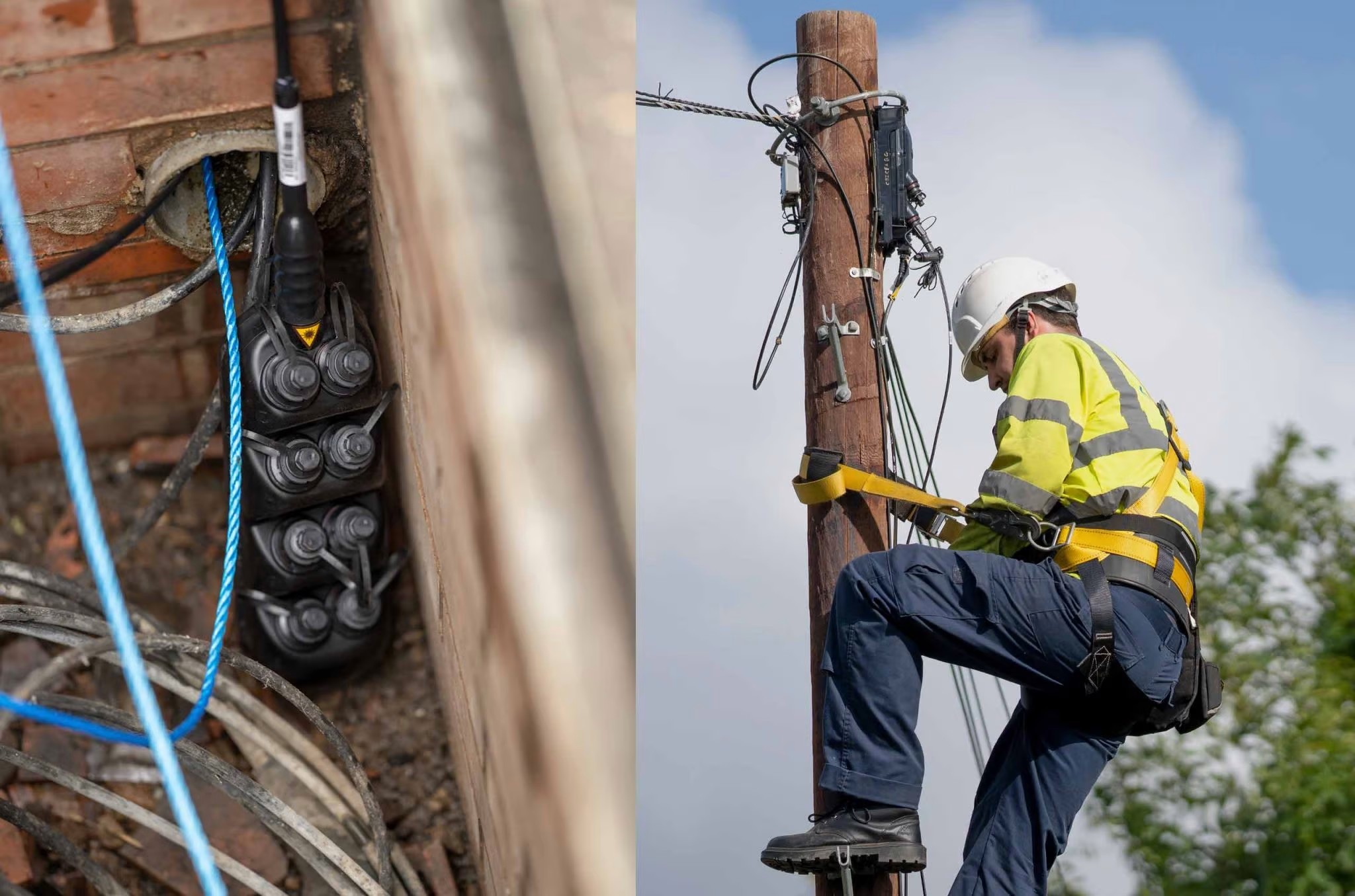 Ce materiale și echipamente sunt utilizate în rețeaua FTTH?