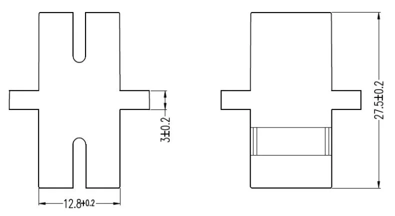 SC/APC SX Adapter (With Flange) Spec